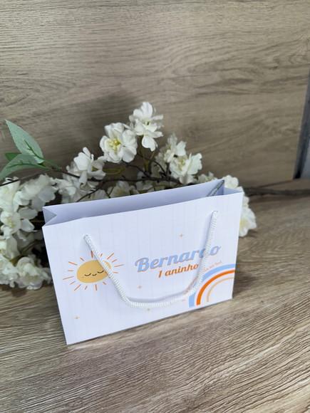 Sacolinha Personalizada 15x11 Primeira Volta ao Sol