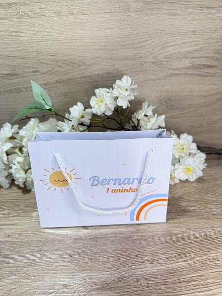 Sacolinha Personalizada 15x11 Primeira Volta ao Sol