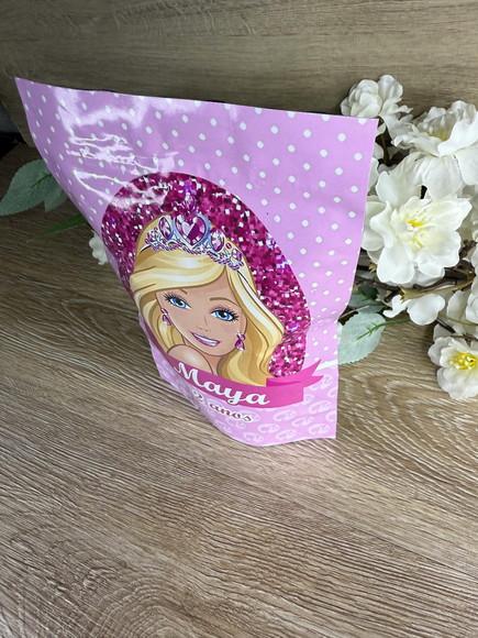 Saquinho Zip Lock Personalizado 19x12 Barbie