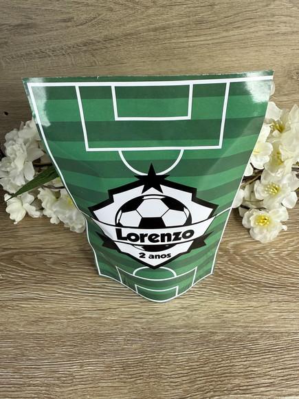 Saquinho Zip Lock Personalizado 19x12 Futebol