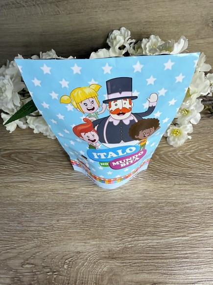 Saquinho Zip Lock Personalizado 19x12 Mundo Bita
