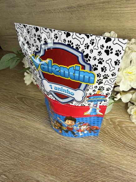 Saquinho Zip Lock Personalizado 19x12 Patrulha Canina