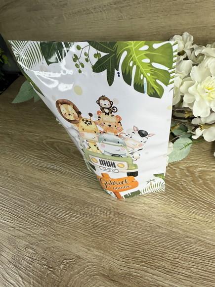 Saquinho Zip Lock Personalizado 19x12 Safari