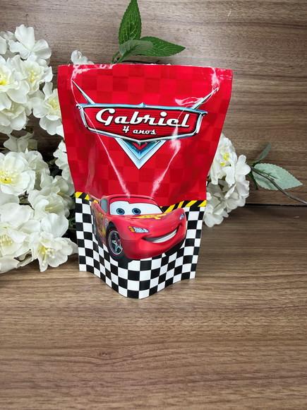 Saquinho Zip Lock Personalizado Carros 15x10
