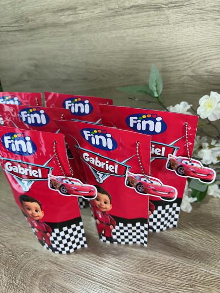 Saquinho Zip Lock Personalizado Carros com Tag 19x12