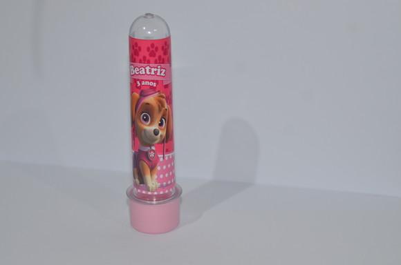 Tubete Personalizado Patrulha Canina Rosa