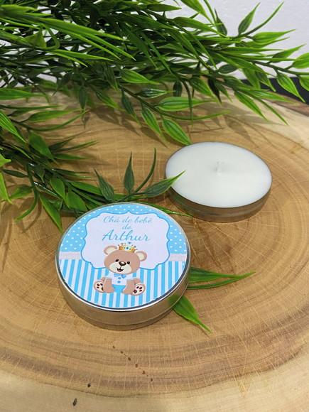 Vela Aromática Chá de Bebê Ursinho