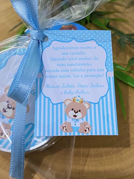 Vela Aromática Chá de Bebê Ursinho