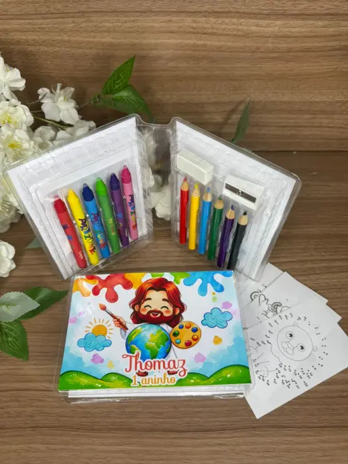 Estojo de Pintura 20 Peças O Maior Pintor do Mundo