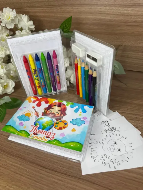 Estojo de Pintura 20 Peças O Maior Pintor do Mundo