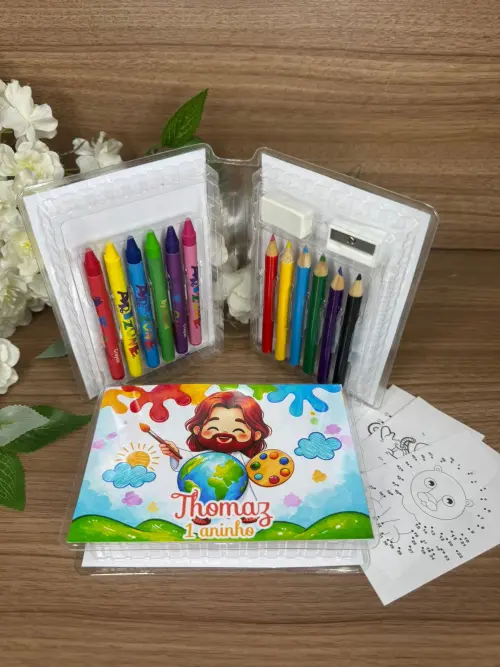 Estojo de Pintura 20 Peças O Maior Pintor do Mundo
