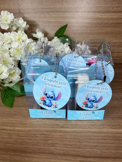 Relógio Digital Infantil com Caixinha Personalizada Stitch