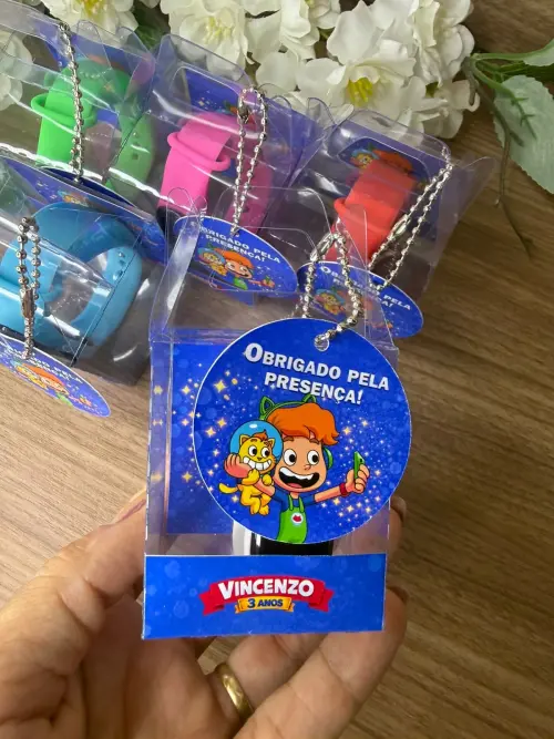 Relógio Digital Infantil com Caixinha Personalizada Gato Galáct