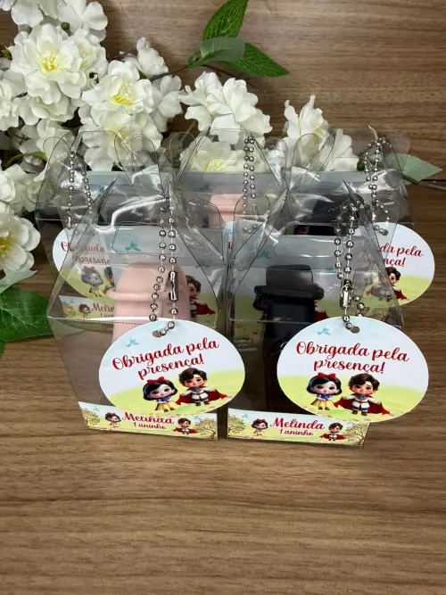 Relógio Digital Infantil com Caixinha Personalizada Branca de Neve