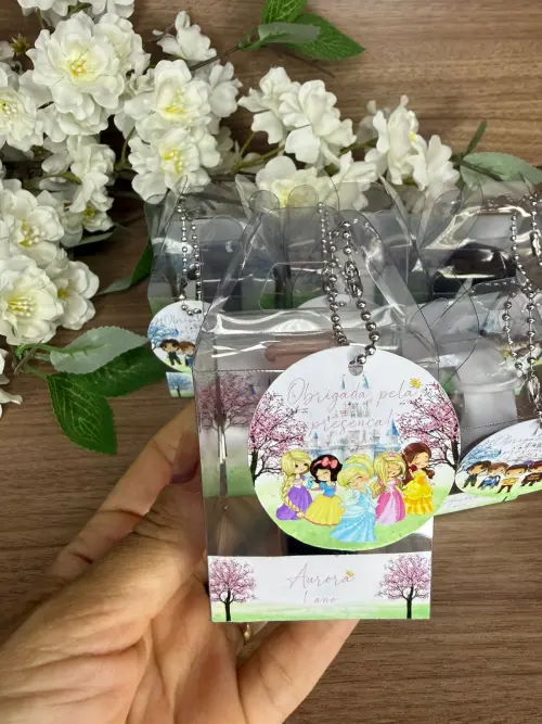 Relógio Digital Infantil com Caixinha Personalizada Príncipes e