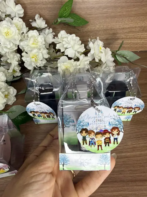 Relógio Digital Infantil com Caixinha Personalizada Príncipes e