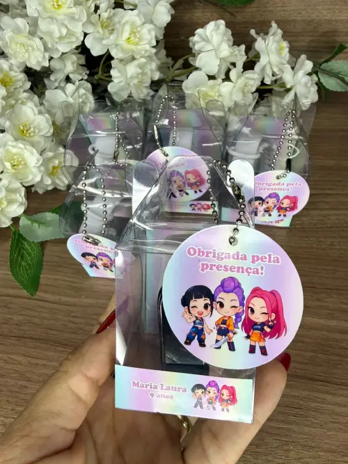 Relógio Digital Infantil com Caixinha Personalizada Guerreiras d