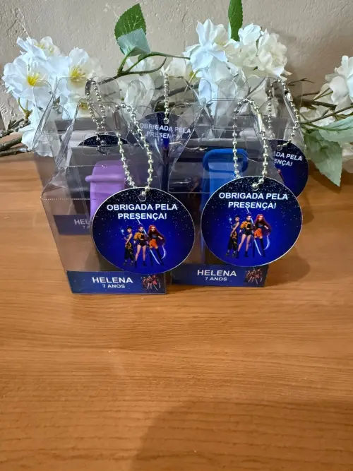 Relógio Digital Infantil com Caixinha Personalizada Guerreiras d