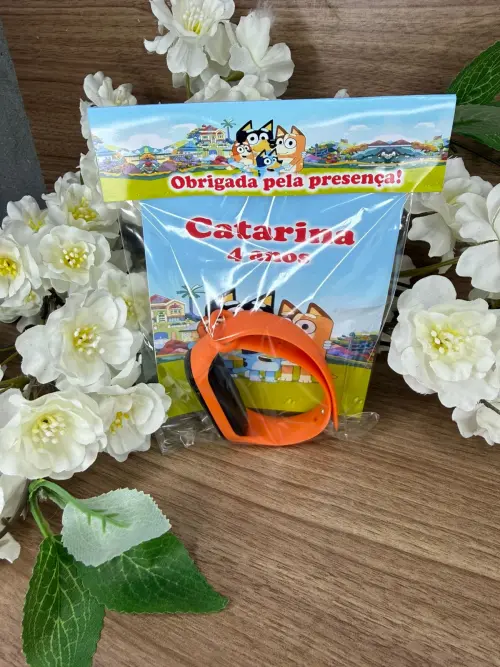 Relógio Digital Infantil Personalizado Bluey