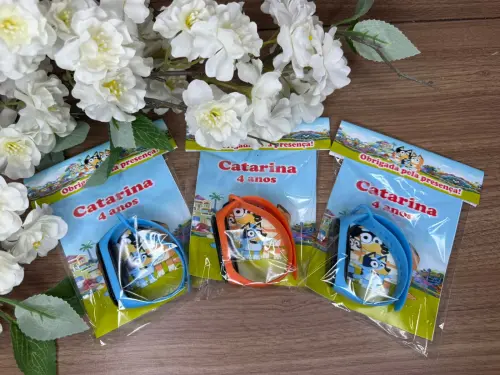 Relógio Digital Infantil Personalizado Bluey
