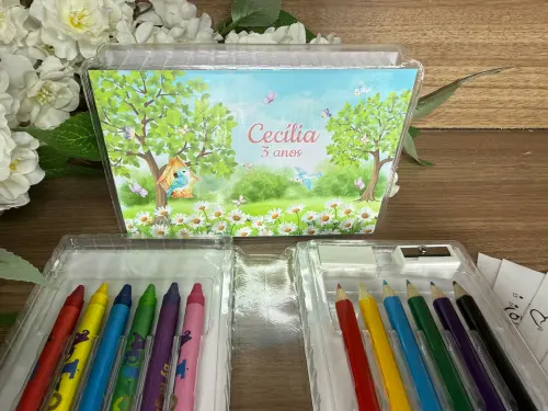 Estojo de Pintura 20 Peças Jardim