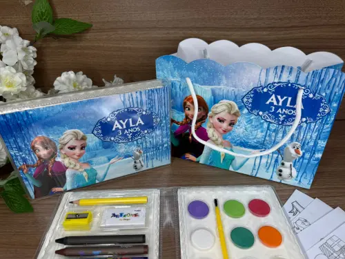 Estojo de Pintura 30 peças + Sacolinha Frozen