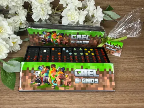 Dominó Personalizado Minecraft