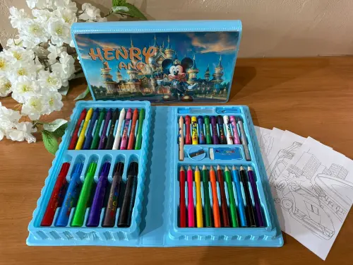 Estojo de Pintura Personalizado Luxo 50 Peças Mickey