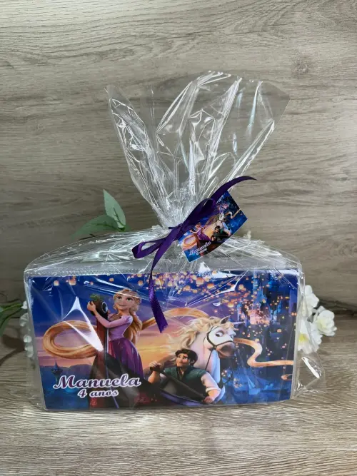 Estojo de Pintura Personalizado Luxo 50 Peças Rapunzel
