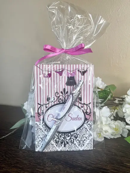 Bloquinho com Caneta Personalizado 14x10 Chá de Lingerie