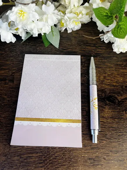 Bloquinho com Caneta Personalizado 14x10 de Repente 40