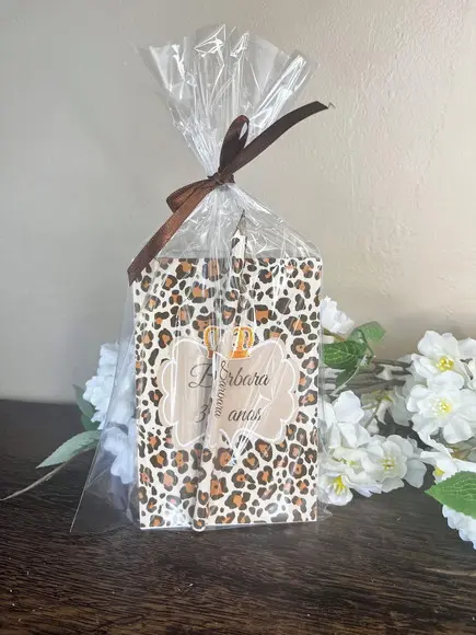 Bloquinho com Lapis Personalizado 14x10 Trintou Oncinha