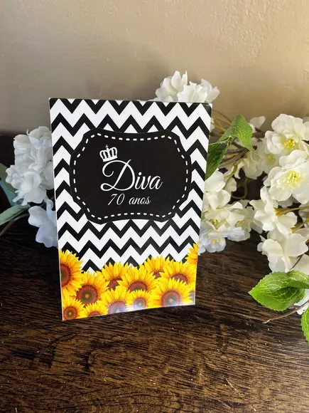Bloquinho Personalizado 14x10 Girassol