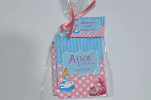 Bloquinho Personalizado Alice no País das Maravilhas