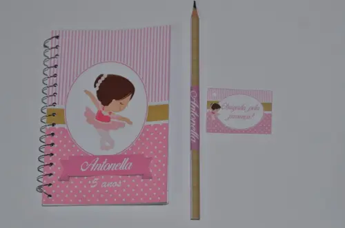 Bloquinho Personalizado Bailarina 10x14