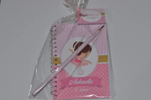 Bloquinho Personalizado Bailarina 10x14