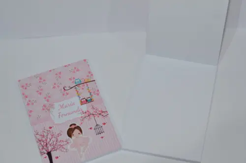 Bloquinho Personalizado Bailarina Atacado
