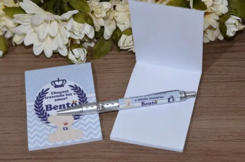 Bloquinho Personalizado com Caneta