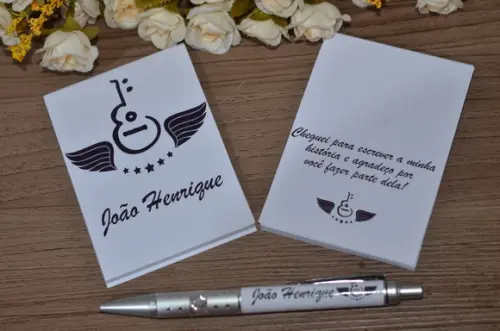 Bloquinho Personalizado com Caneta