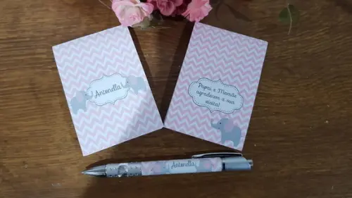 Bloquinho Personalizado com Caneta