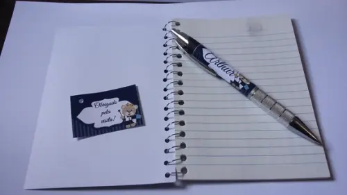 Bloquinho Personalizado com Caneta 14x10