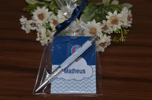 Bloquinho Personalizado com Caneta Balão