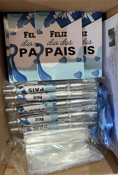 Bloquinho Personalizado com Caneta Dia dos Pais