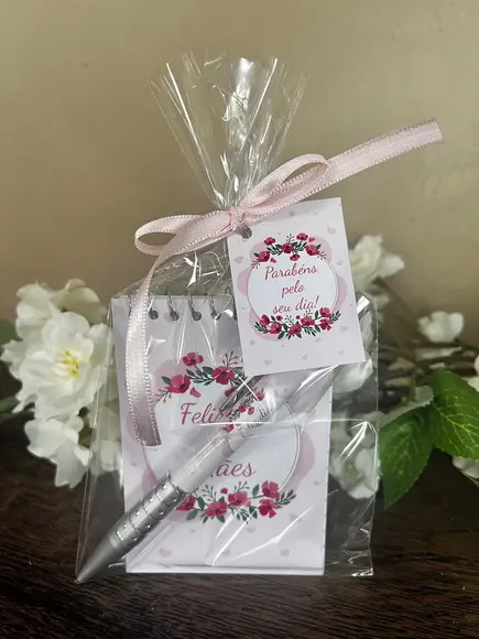 Bloquinho Personalizado com Caneta Dia das Mães