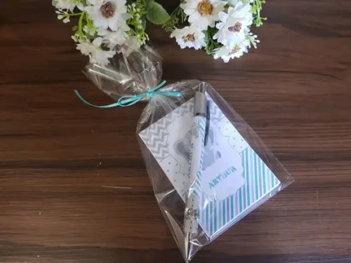 Bloquinho Personalizado com Caneta Elefante