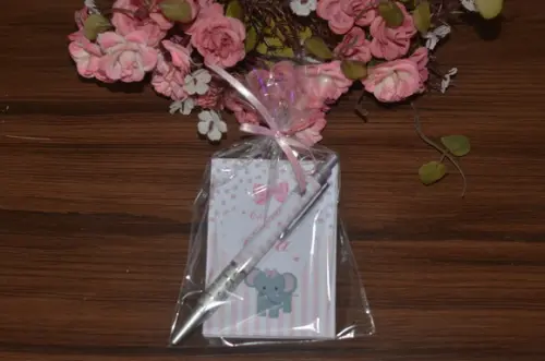Bloquinho Personalizado com Caneta Elefante