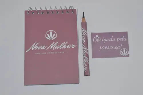 Bloquinho Personalizado com Lápis
