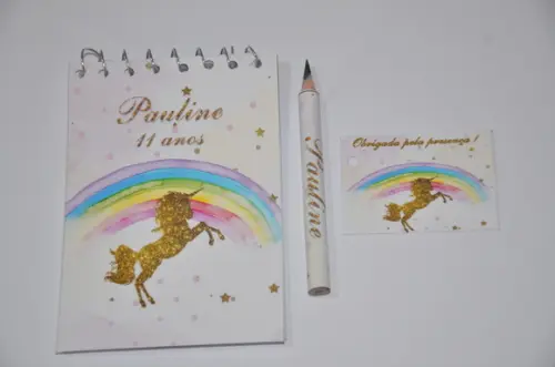 Bloquinho Personalizado com Lápis