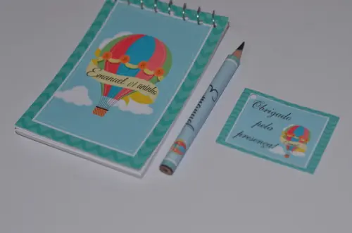 Bloquinho Personalizado com Lápis