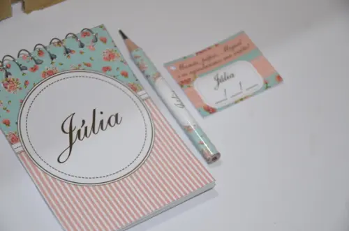 Bloquinho Personalizado com Lápis